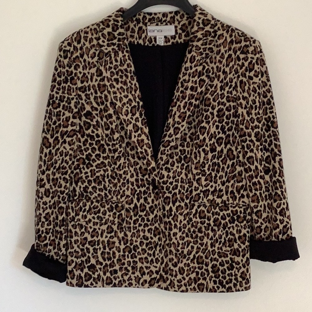 Cheetah blazer